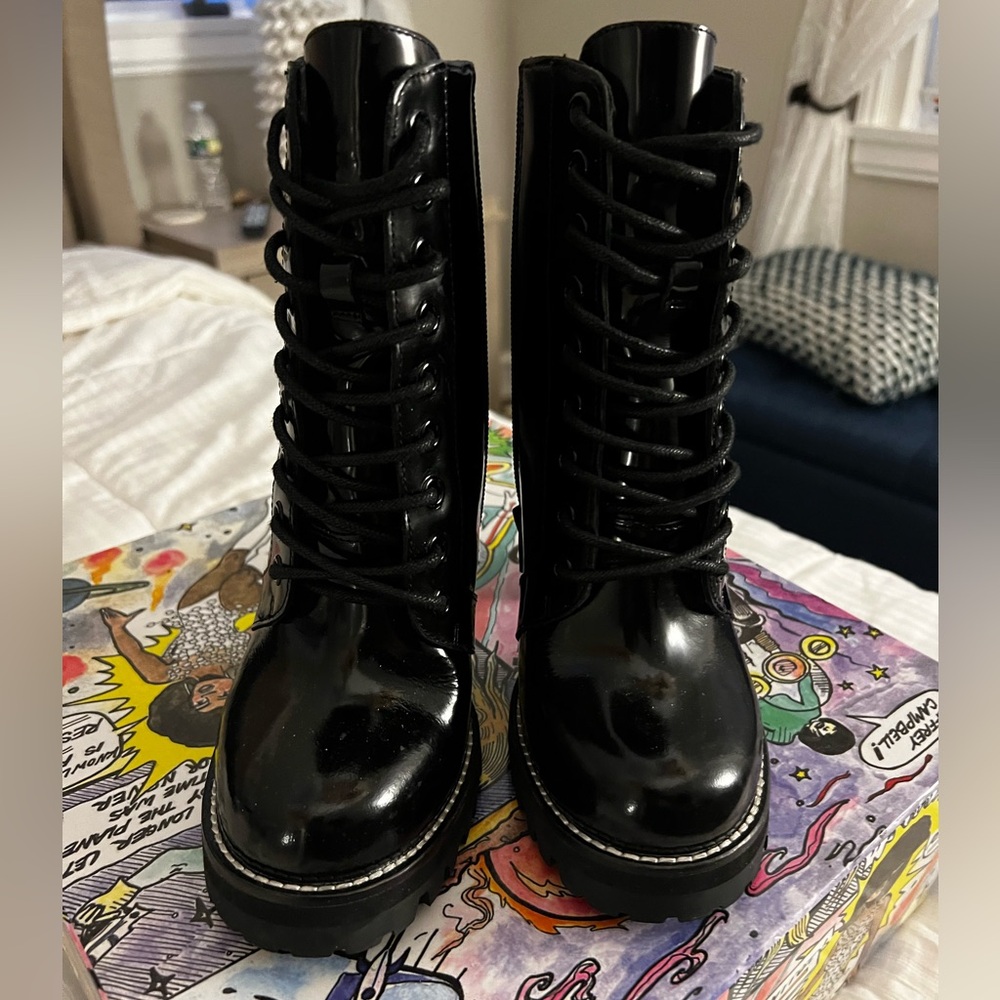 Jeffrey Campbell Legion Block Heel Boot - Picture 3 of 4